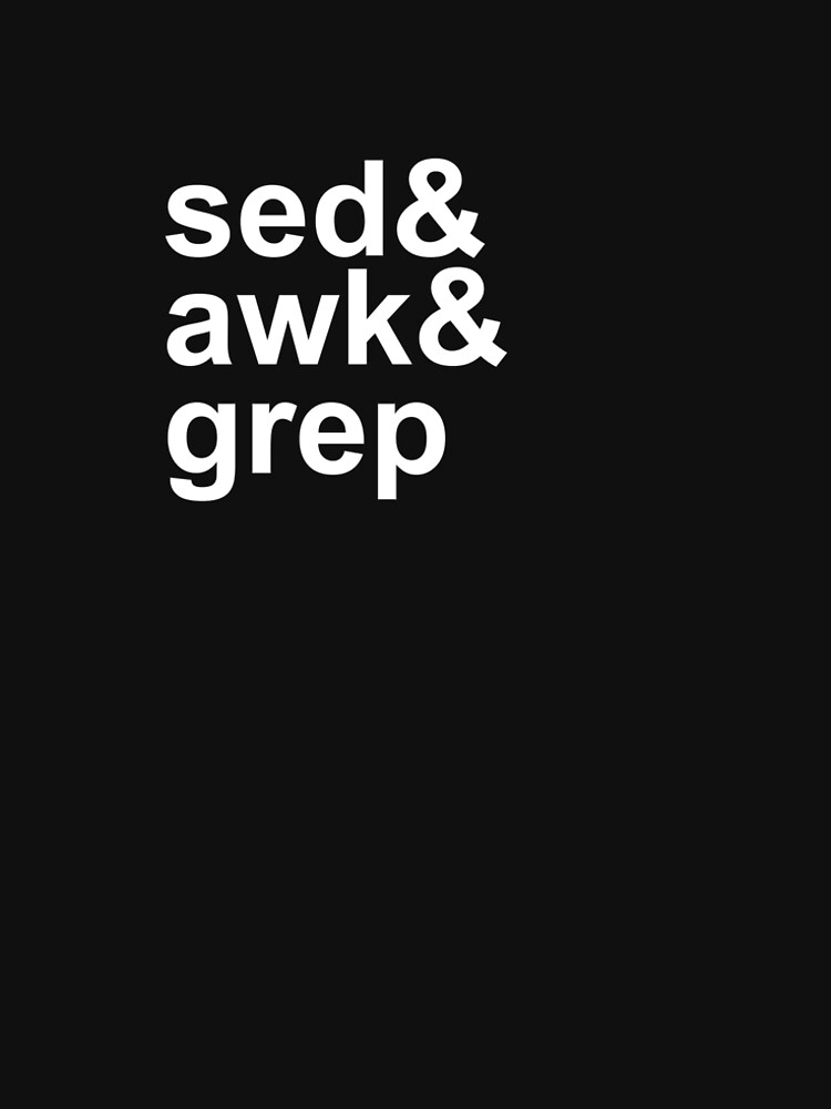 sed grep awk by shortstack