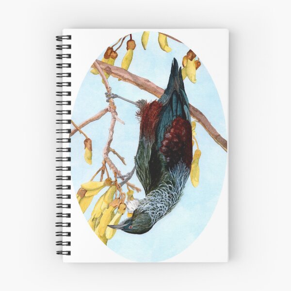 Item preview, Tui in a Kowhai Tree designed and sold by AuntieBetty.
