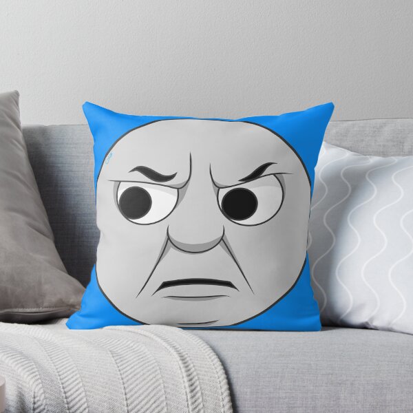 Man Face Throw Pillow for Sale by prrrki