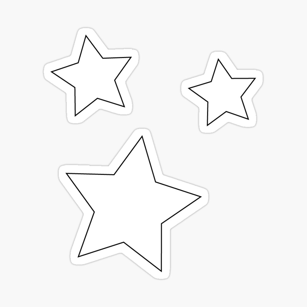 Y2K Star Stickers
