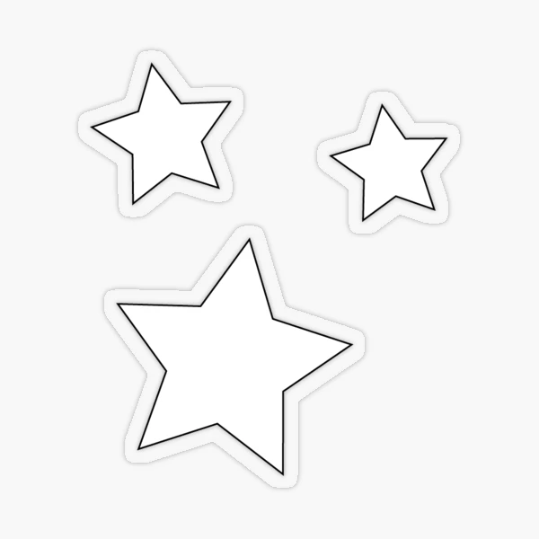 Stars blue Sticker by MrsDeeDesigns