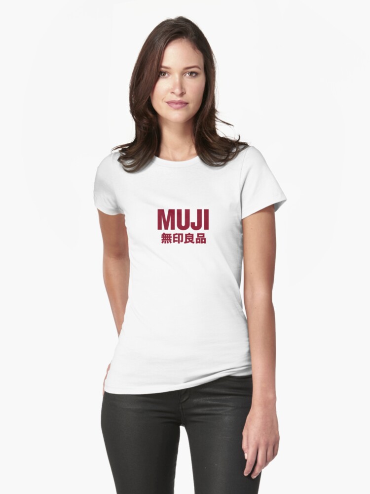 muji white t shirt