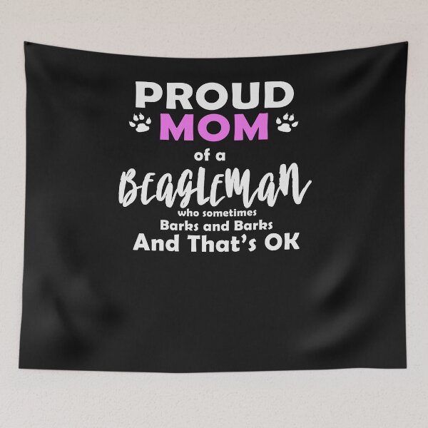 Item preview, Beagleman Proud Mom Beagle & German Shepherd designed and sold by OurFunnyDesigns.