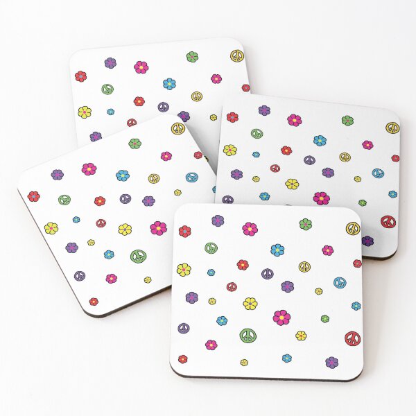 Item preview, colorful mini flowers and peace designed and sold by daisydebby.