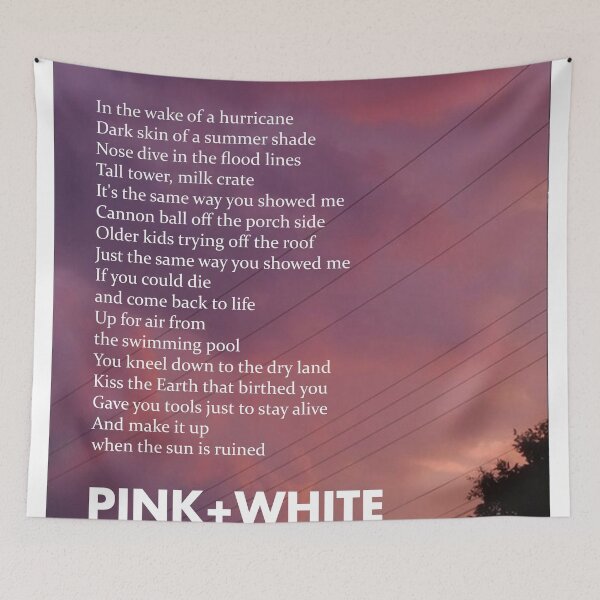 Item preview, Frank Ocean - Blonde Pink + White Poster designed and sold by pilowtek.