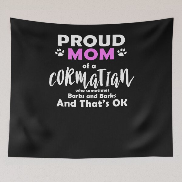 Item preview, Cormatian Proud Mom Barking Dog ShirtCorgi & Dalmatian designed and sold by OurFunnyDesigns.