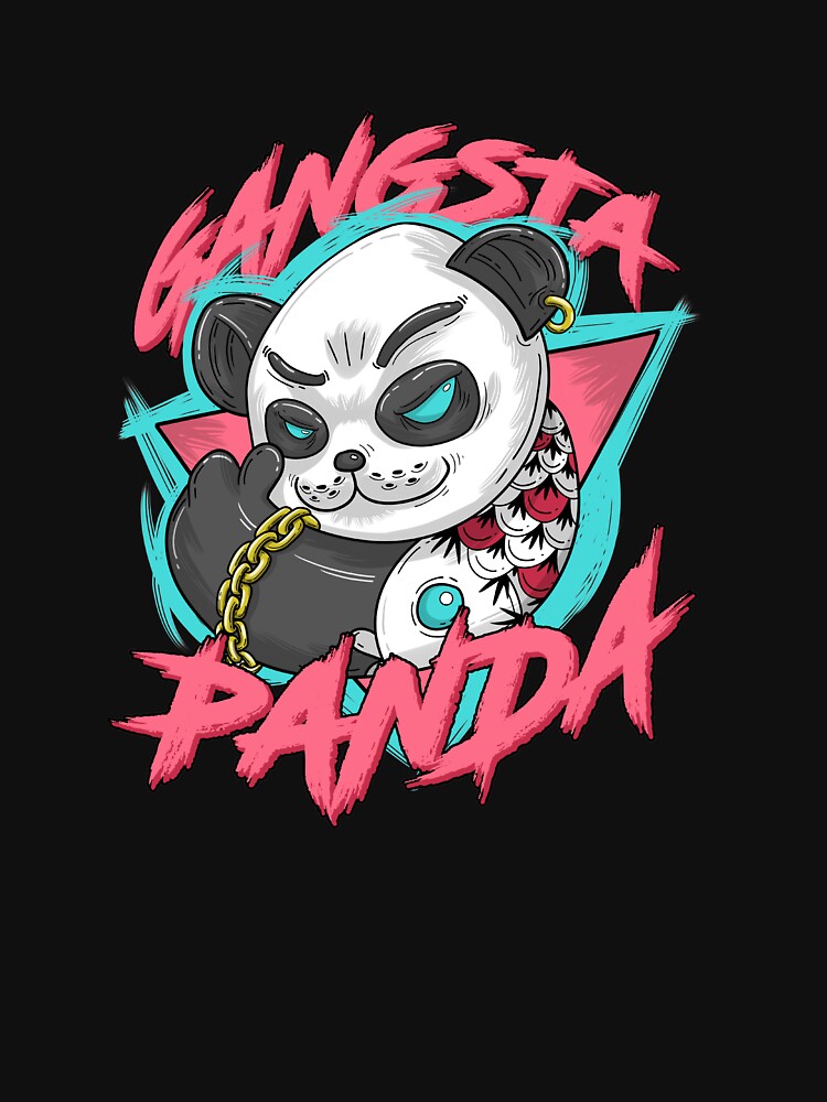 gangster panda shirt