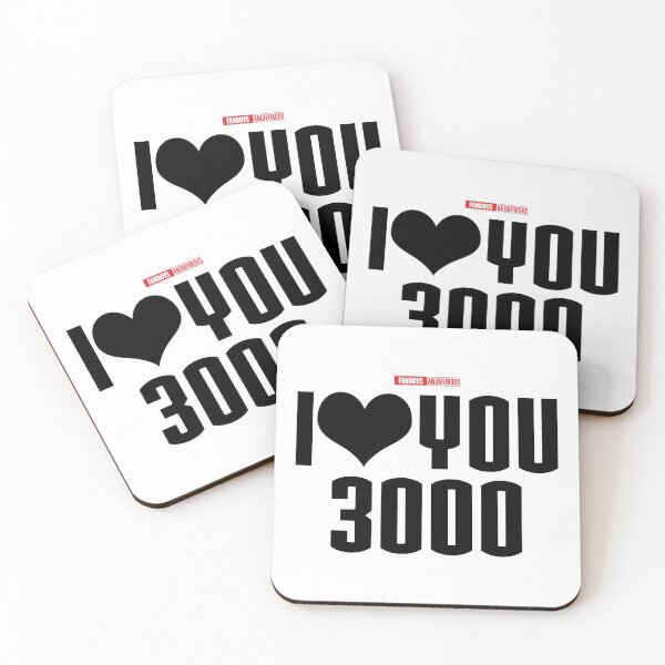 Item preview, I Love You 3000 v1 (black) designed and sold by Fanboys Anonymous.