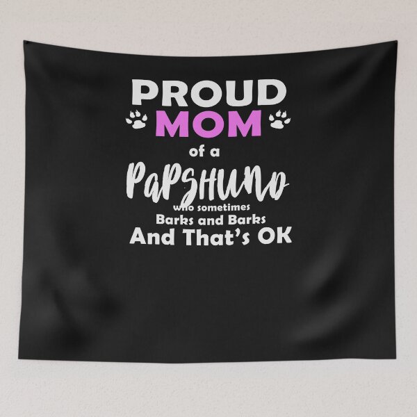 Item preview, Papshund Proud Mom Papillon & Dachshund designed and sold by OurFunnyDesigns.