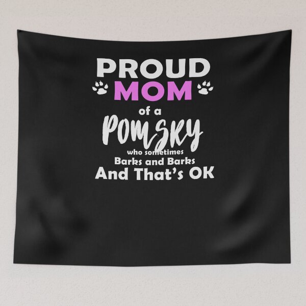 Item preview, Pomsky Proud Mom Pug & Beagle designed and sold by OurFunnyDesigns.