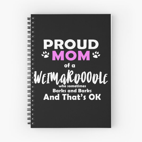 Item preview, Weimardoodle Proud Mom Weimaraner & Poodle designed and sold by OurFunnyDesigns.