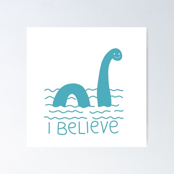 Item preview, Loch Ness Monster designed and sold by ValentinaHramov.