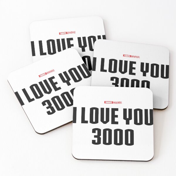 Item preview, I Love You 3000 v2 (black) designed and sold by Fanboys Anonymous.