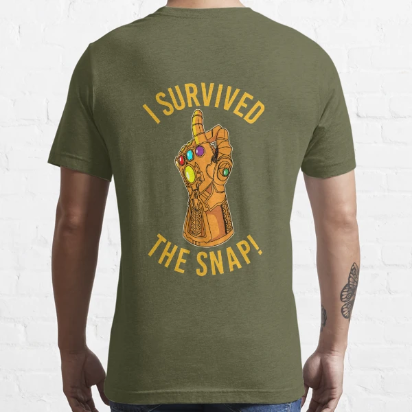 I survived best sale thanos shirt