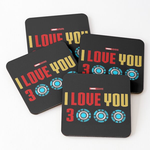 Item preview, I Love You 3000 v3 (red gold flat) designed and sold by Fanboys Anonymous.