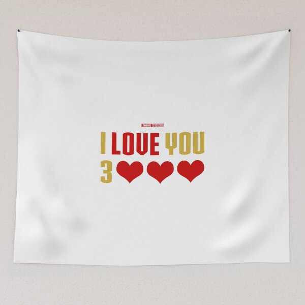 Item preview, I Love You 3000 v4 (red gold flat) designed and sold by Fanboys Anonymous.