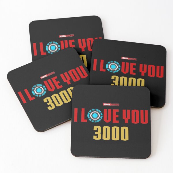 Item preview, I Love You 3000 v5 (red gold flat) designed and sold by Fanboys Anonymous.
