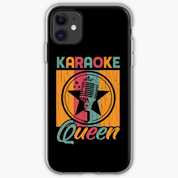 Karaoke Queen Singing Lover Matching Gift iPhone Soft Case
