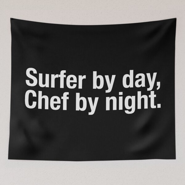 Item preview, SURFER BY DAY CHEF BY NIGHT Shirt designed and sold by aydapadi.