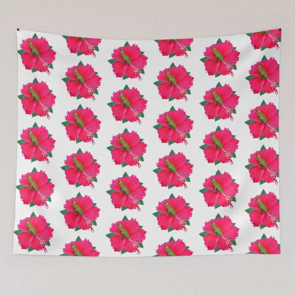 Item preview, Fantasy - hibiscus blossom with leopard designed and sold by TShirtsundMehr.