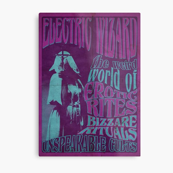 Electric Wizard Poster Doom Metal Metal Print