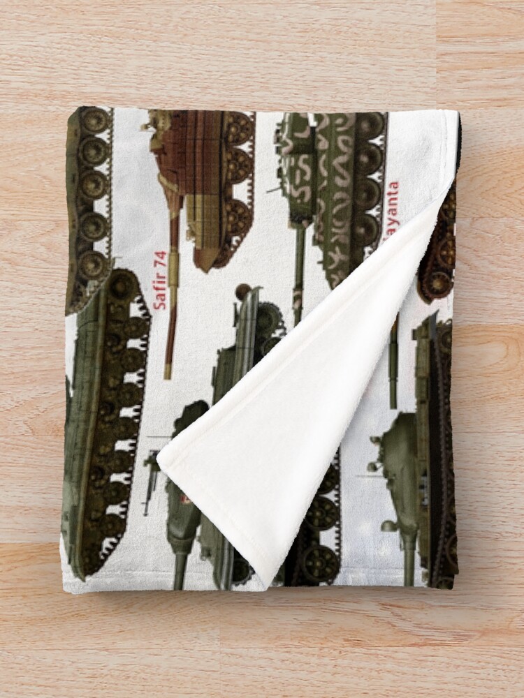 "Cold War Main Battle Tanks" Throw Blanket for Sale by TheCollectioner
