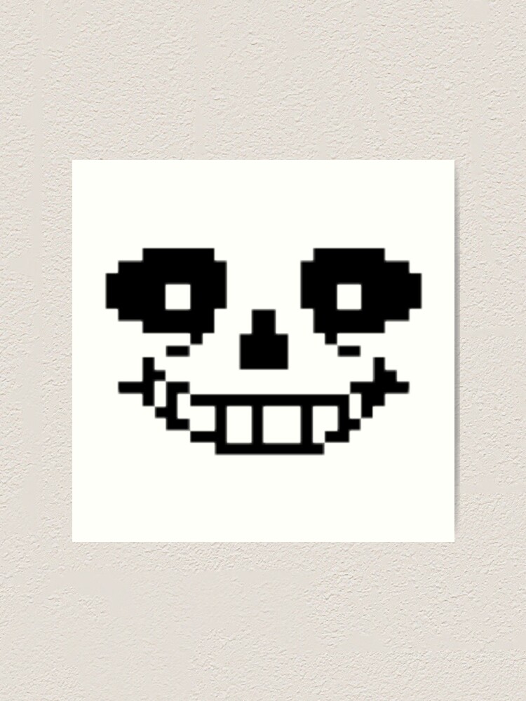 Custom sans head came from add a model pixel art, sans pixel art