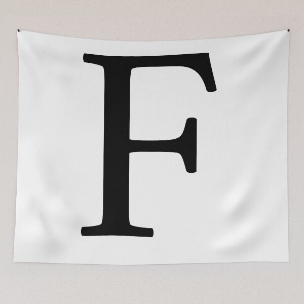 Item preview, Letter F - Roman designed and sold by aether951.