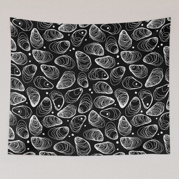 Item preview, Oysters and Pearls Hand Drawn Design designed and sold by RPuniquedesigns.
