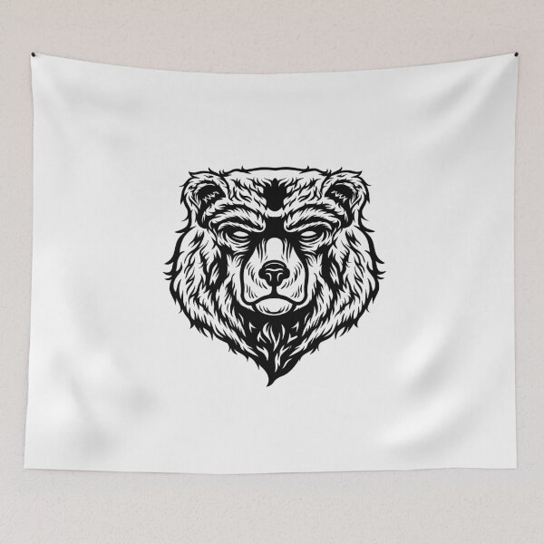 Item preview, Wild Bear Head designed and sold by davidx098.