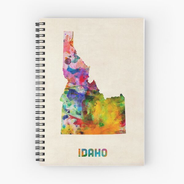 Item preview, Idaho Watercolor Map designed and sold by ArtPrints.
