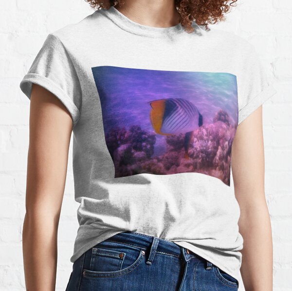 Threadfin Butterflyfish Colorfully Classic T-Shirt
