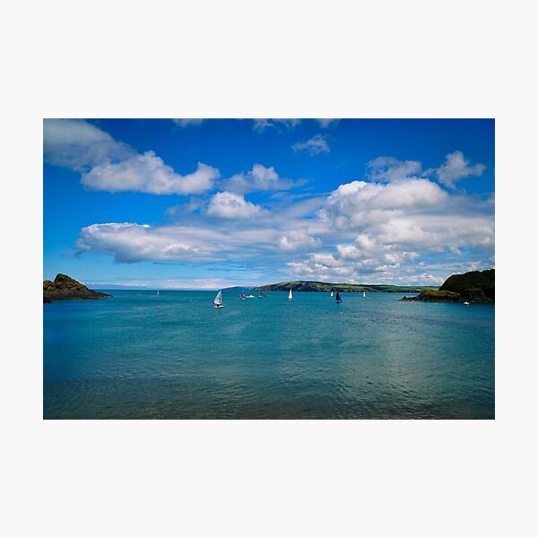 Item preview, Wonderful Ocean & Clouds With Small Sailing Boats - Coastal Scenery designed and sold by Harmony Of The Mind.
