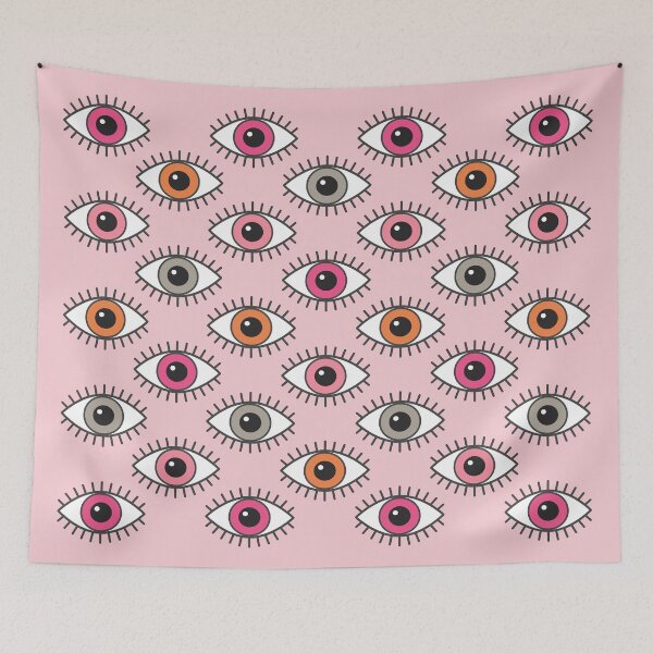 Item preview, Eyes Wide Open - in Pastel Pinks designed and sold by Daisy Beatrice.