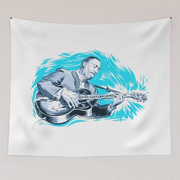 Item preview, Wes Montgomery - An illustration by Paul Cemmick designed and sold by TIGERDAVER.