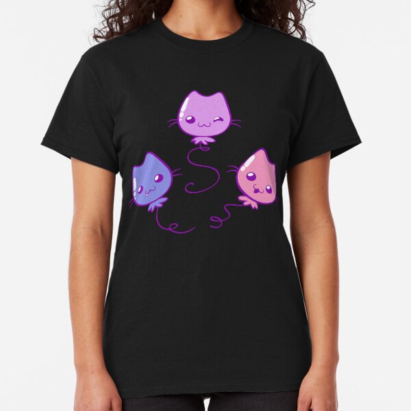 Kawaii Kitty Balloons Classic T-Shirt
