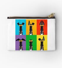 Greyhound Semaphore Zipper Pouch