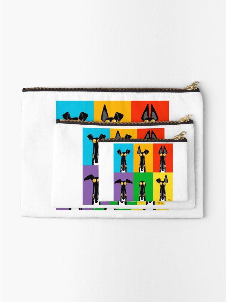 Alternate view of Greyhound Semaphore Zipper Pouch