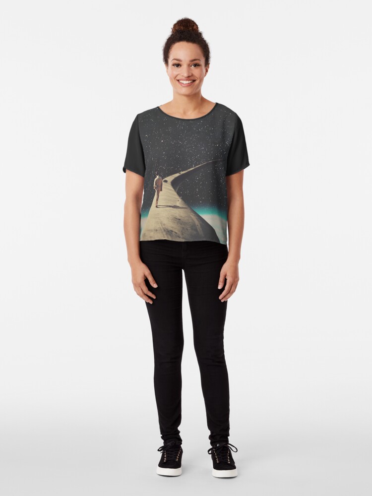 Alternate view of We chose This Road My Dear Chiffon Top