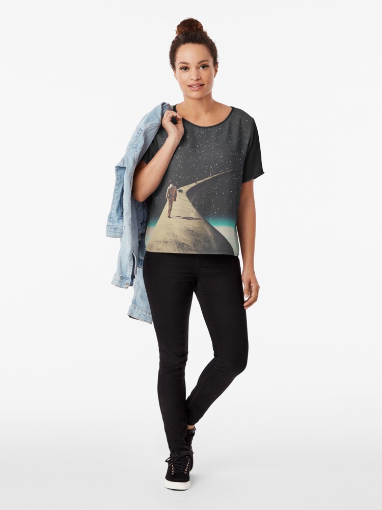 Alternate view of We chose This Road My Dear Chiffon Top