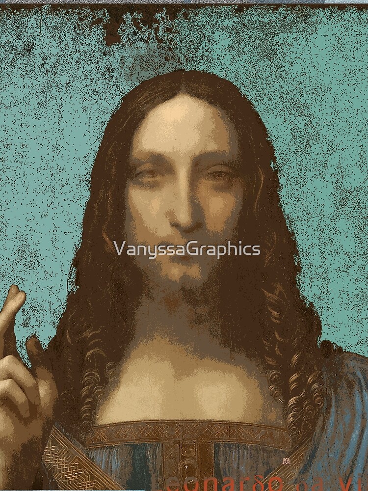 Leonardo Da Vinci's Salvator Mundi (Pop Art by ACCI) by VanyssaGraphics