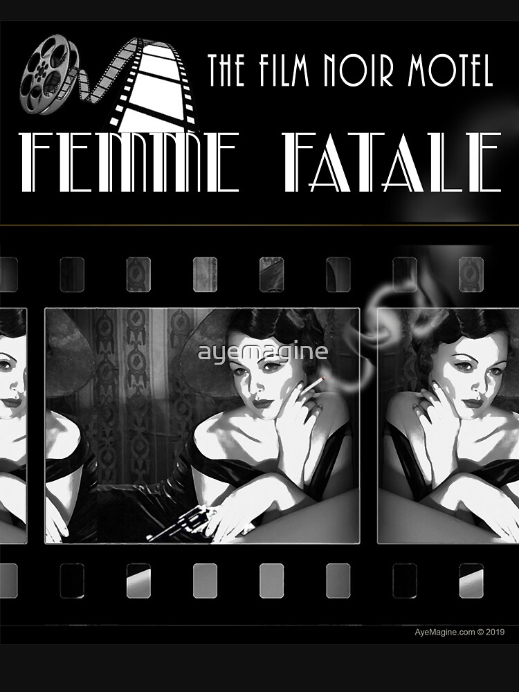 Thumbnail 3 of 3, Relaxed Fit T-Shirt, Femme Fatale designed and sold by ayemagine.
