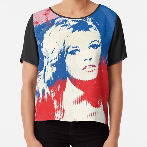 B. B. - Pop Art Fashion Icons Chiffon Top