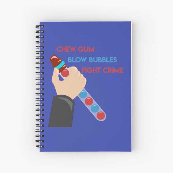 Item preview, Chew Gum Blow Bubbles Fight Crime  designed and sold by Linneke.