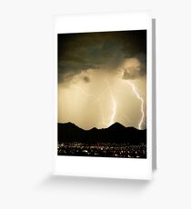 The Midnight Hour Storm Greeting Card