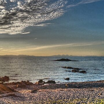 Artwork thumbnail, Islay, Gigha, Jura and Cara from Machrihanish by Machrihanish