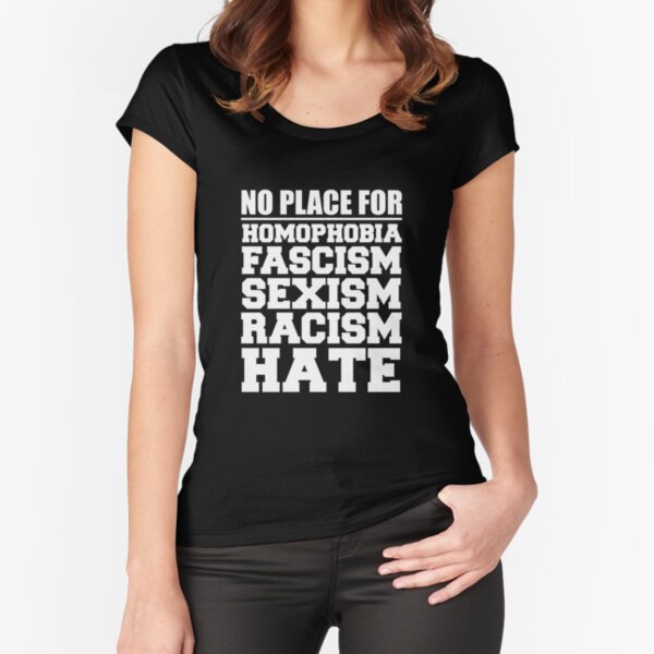 No Place for Homophobia, Fascism, Sexism, Racism Leggings by CreativeAngel