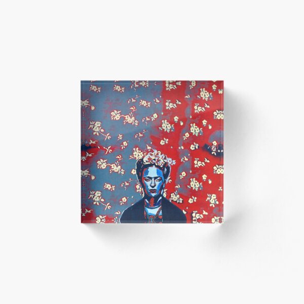 Frida American Portrait Acrylic Block