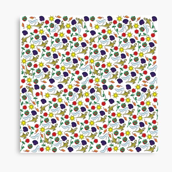 Princess Icons Canvas Print