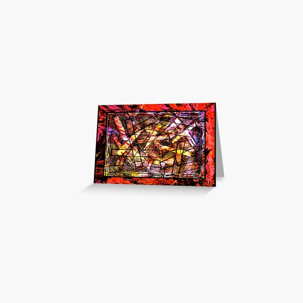 Church Of The Red Hot Chips Greeting Card